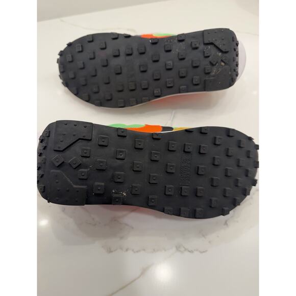 NIKE LD WAFFLE SACAI USED SIZE 8 GREEN GUSTO SAFETY ORANGE BV0073 300 main image 4
